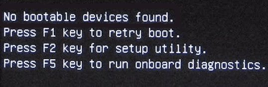 电脑找不到启动设备