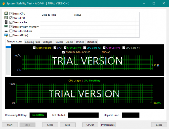 进行GPU压力测试