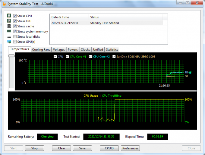 对系统运行稳定性进行检测