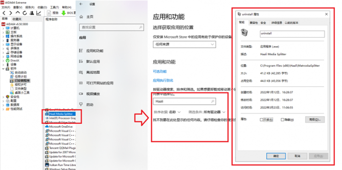 Haali在AIDA64中可以显示