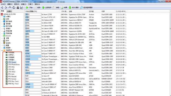 点击进入cpu烤机界面