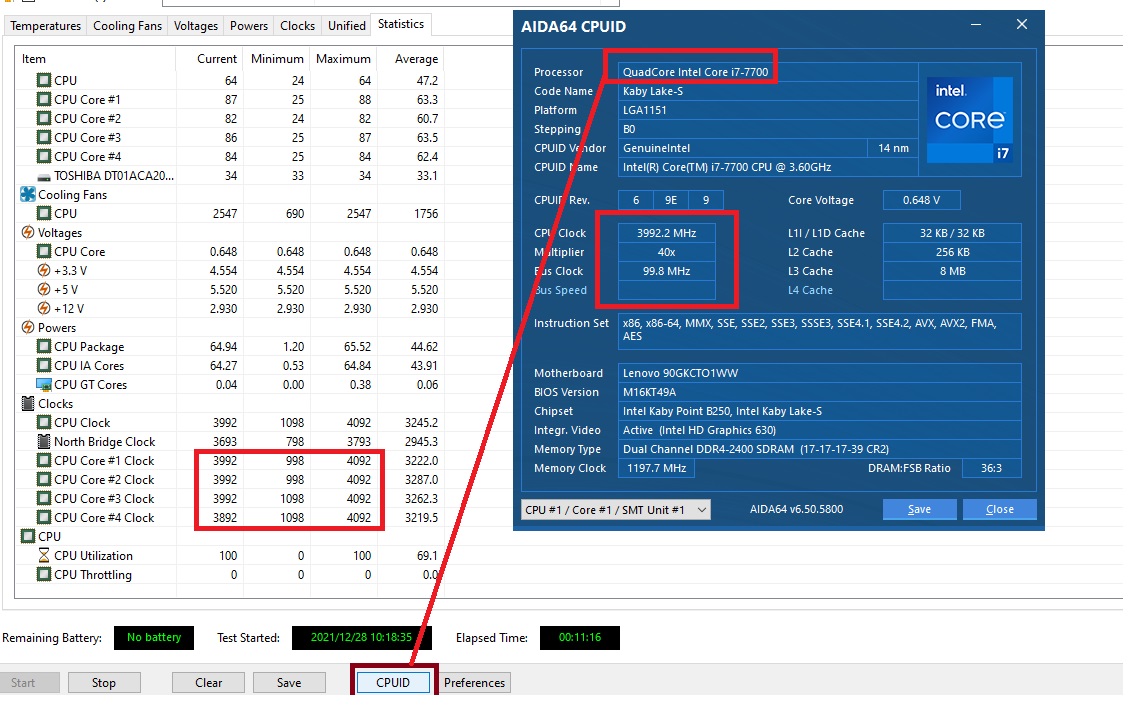 分析CPU工作频率
