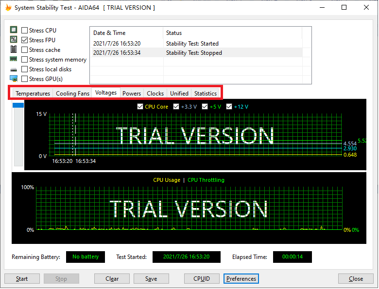 AIDA64 Extreme测试项目