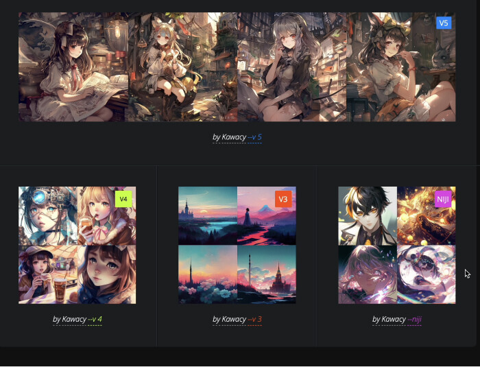 Midlibrary.io AI绘画风格参考网站