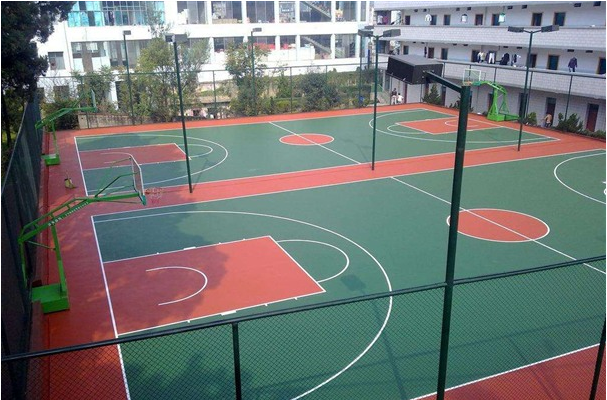 硅pu篮球场