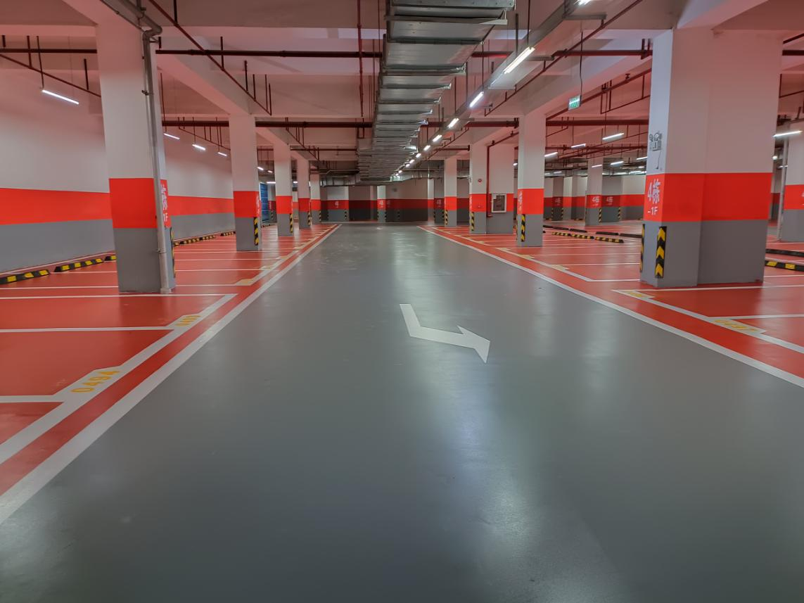 地下停车场车库地坪成品