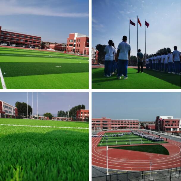 现在的王卜庄中学操场