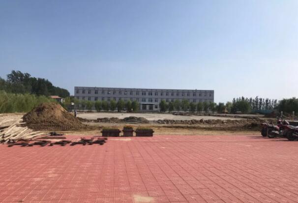 塑胶操场地基层处理全貌