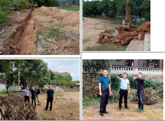 乐峰中学塑胶跑道建设动工了