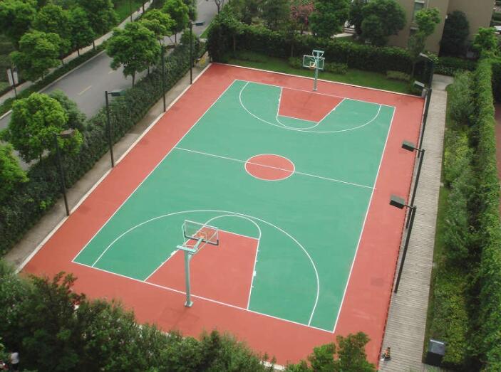 篮球场地面用什么颜色