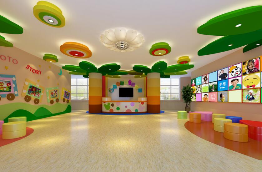 幼儿园地面图案效果图