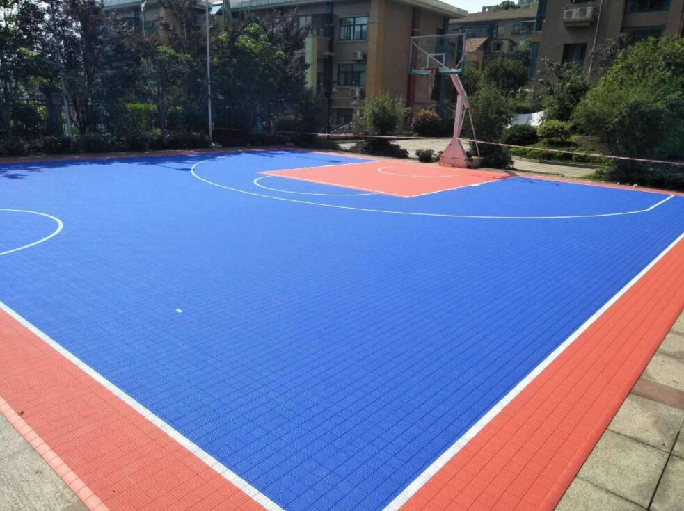 悬浮地板篮球场地面