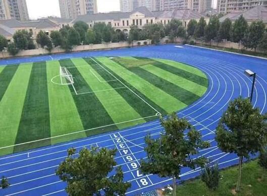 学校跑道用的是什么材料