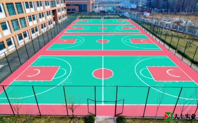 硅PU篮球场