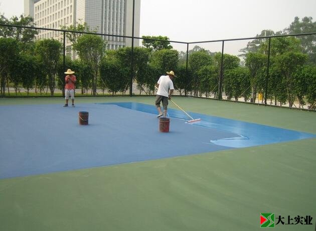 丙烯酸篮球场建设