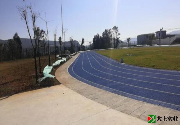 塑胶运动场建成后照片