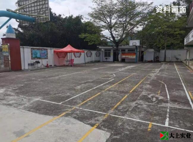 学校塑胶运动场建设前