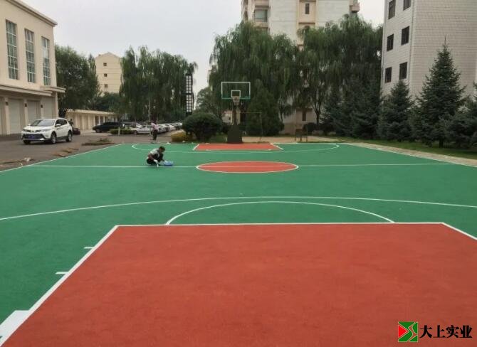 塑胶篮球场塑胶跑道维修翻新