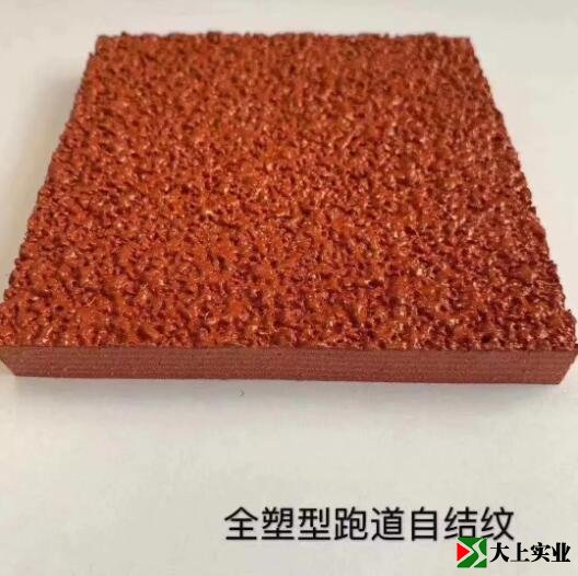 全塑型自结纹塑胶跑道