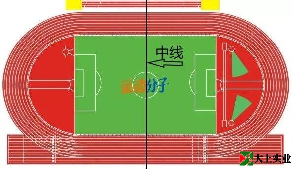 塑胶跑道示意图