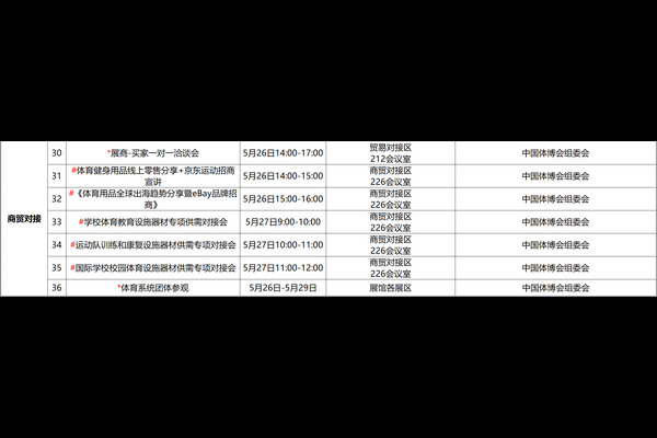 码住~2023中国体博会同期会议、论坛、活动日程大剧透!