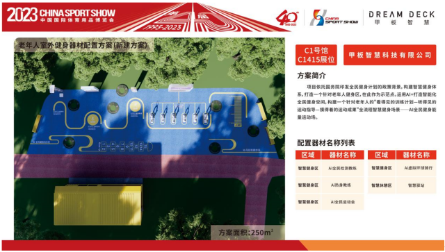 关于2023中国体博会智能健身器材配置方案评选活动入围企业名单及作品方案的公告