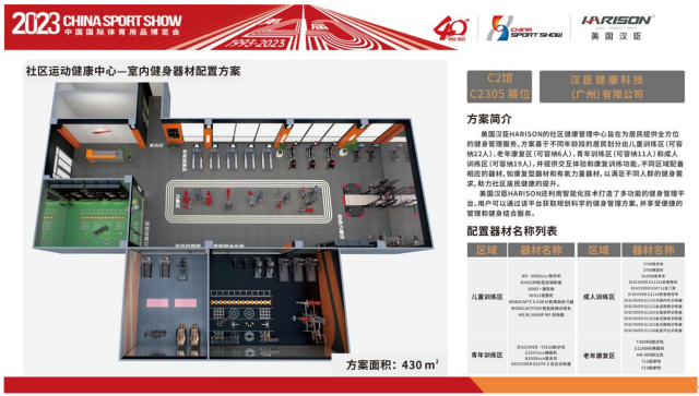 关于2023中国体博会智能健身器材配置方案评选活动入围企业名单及作品方案的公告